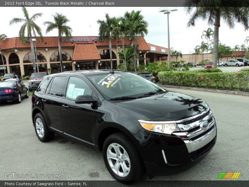 Tuxedo Black Metallic / Charcoal Black 2013 Ford Edge SEL