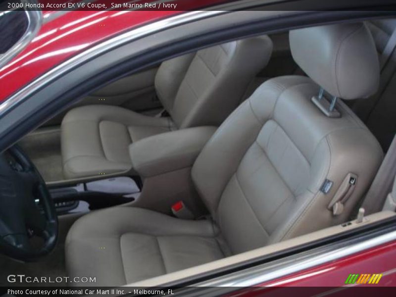 San Marino Red / Ivory 2000 Honda Accord EX V6 Coupe