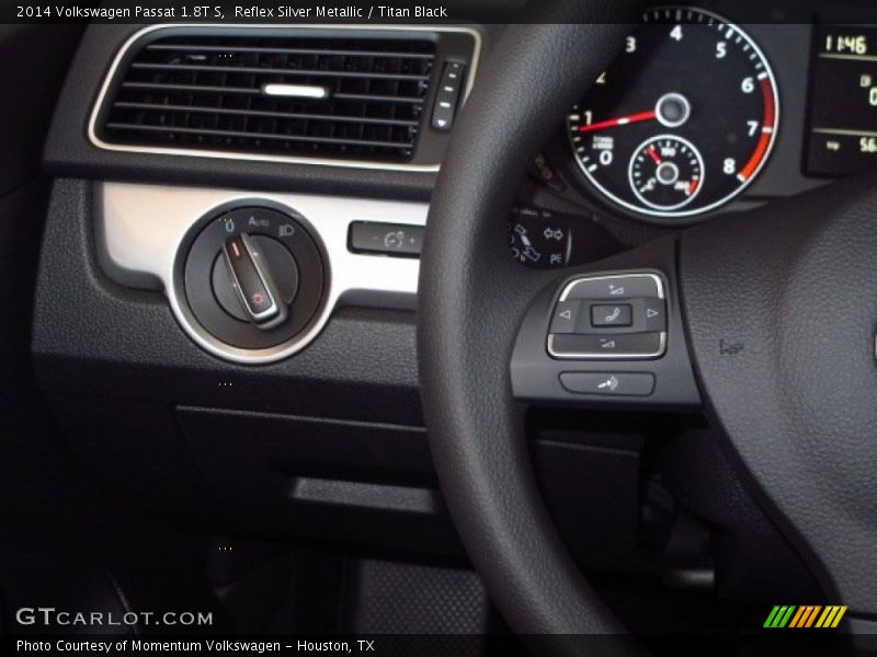 Reflex Silver Metallic / Titan Black 2014 Volkswagen Passat 1.8T S