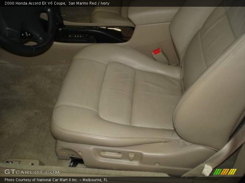 San Marino Red / Ivory 2000 Honda Accord EX V6 Coupe