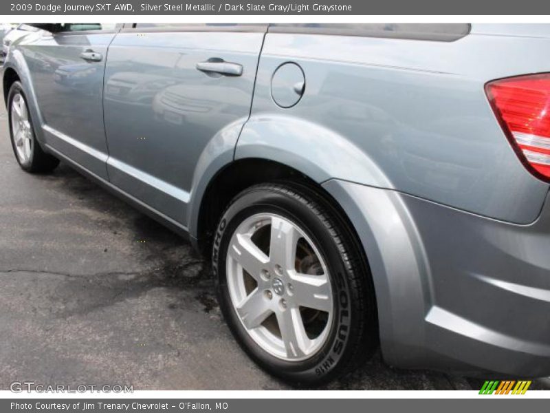 Silver Steel Metallic / Dark Slate Gray/Light Graystone 2009 Dodge Journey SXT AWD