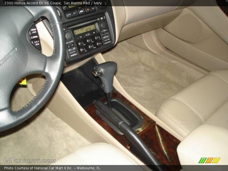 San Marino Red / Ivory 2000 Honda Accord EX V6 Coupe