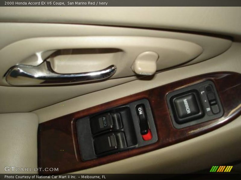 San Marino Red / Ivory 2000 Honda Accord EX V6 Coupe