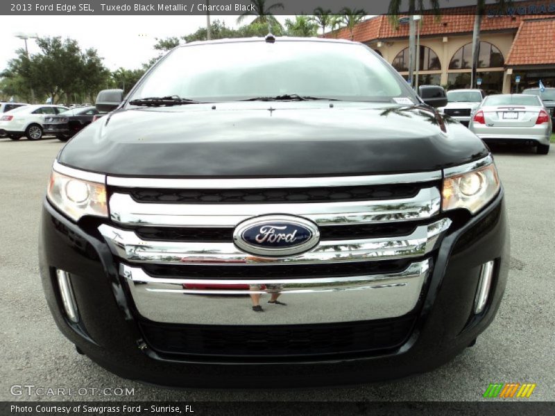 Tuxedo Black Metallic / Charcoal Black 2013 Ford Edge SEL