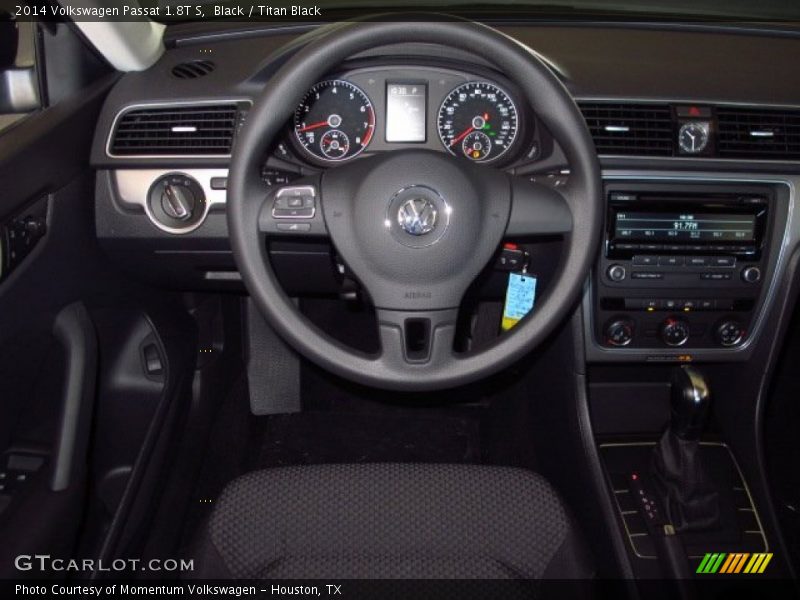 Black / Titan Black 2014 Volkswagen Passat 1.8T S
