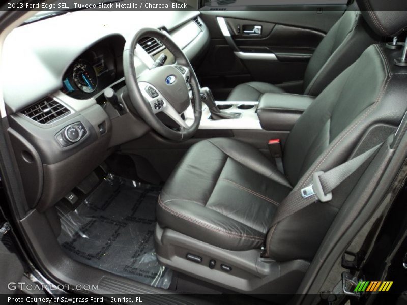 Tuxedo Black Metallic / Charcoal Black 2013 Ford Edge SEL