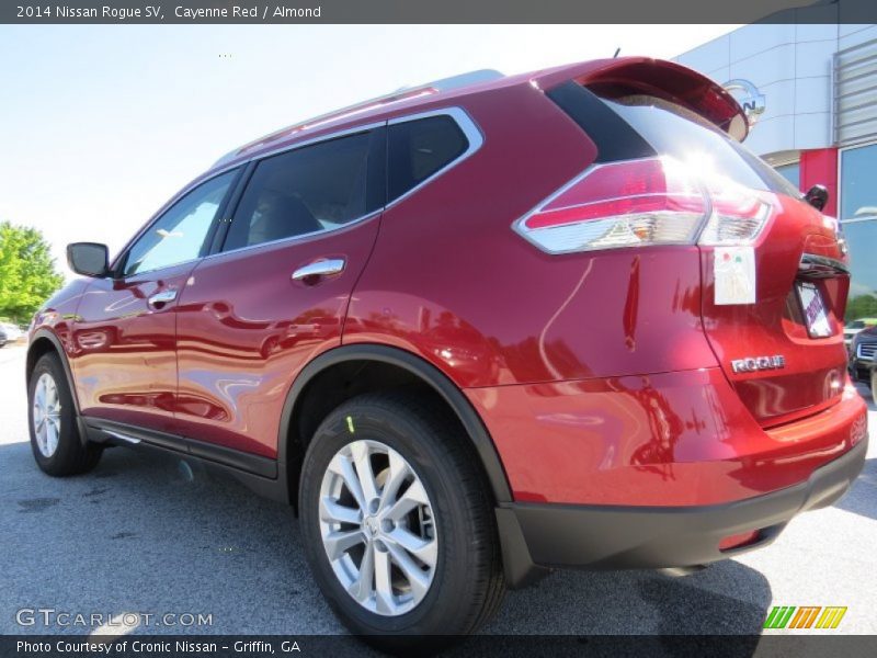 Cayenne Red / Almond 2014 Nissan Rogue SV