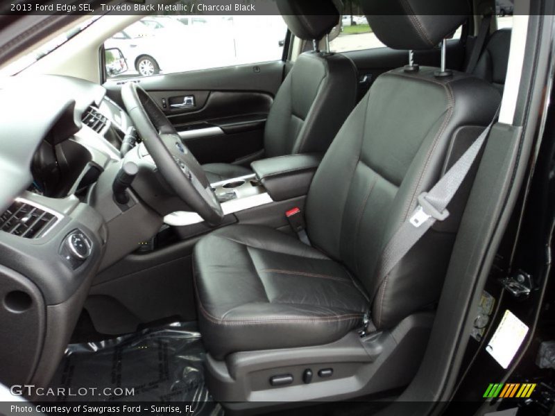 Tuxedo Black Metallic / Charcoal Black 2013 Ford Edge SEL