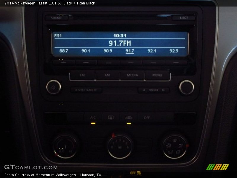Black / Titan Black 2014 Volkswagen Passat 1.8T S