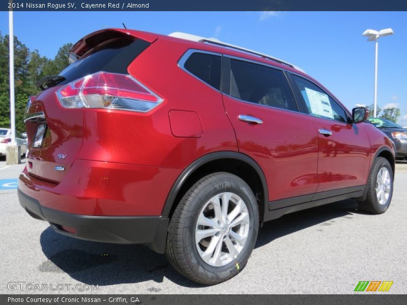 Cayenne Red / Almond 2014 Nissan Rogue SV