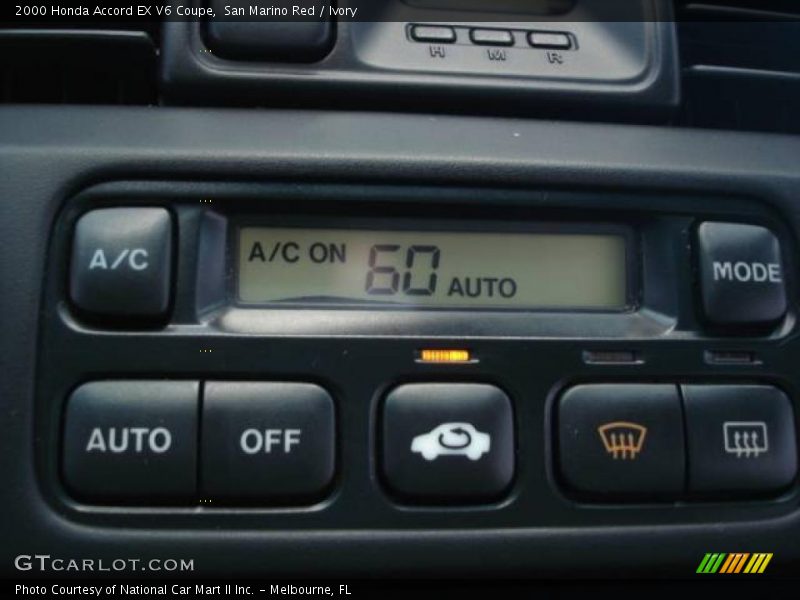 San Marino Red / Ivory 2000 Honda Accord EX V6 Coupe