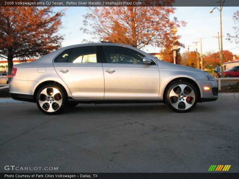 Reflex Silver Metallic / Interlagos Plaid Cloth 2006 Volkswagen Jetta GLI Sedan