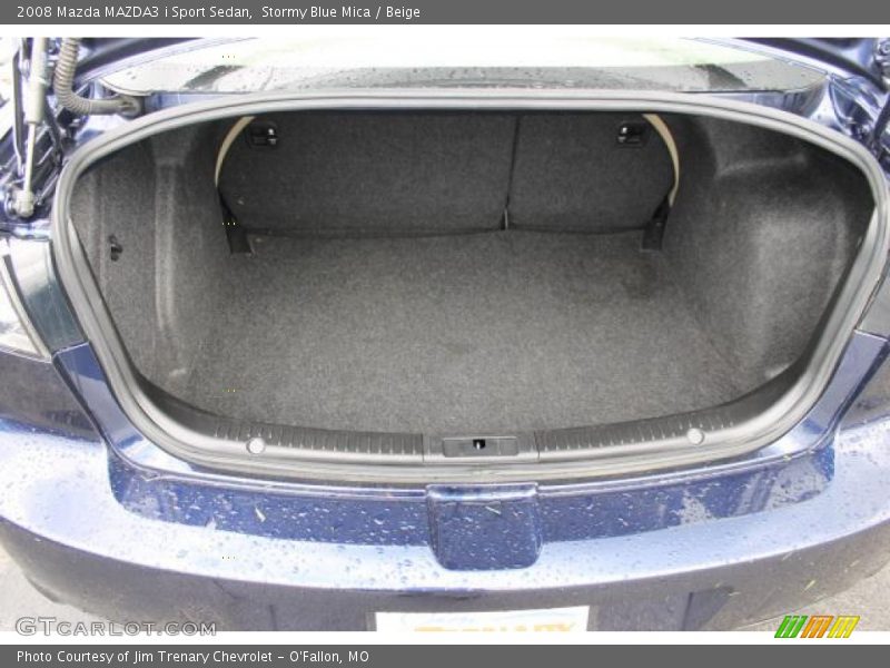 Stormy Blue Mica / Beige 2008 Mazda MAZDA3 i Sport Sedan