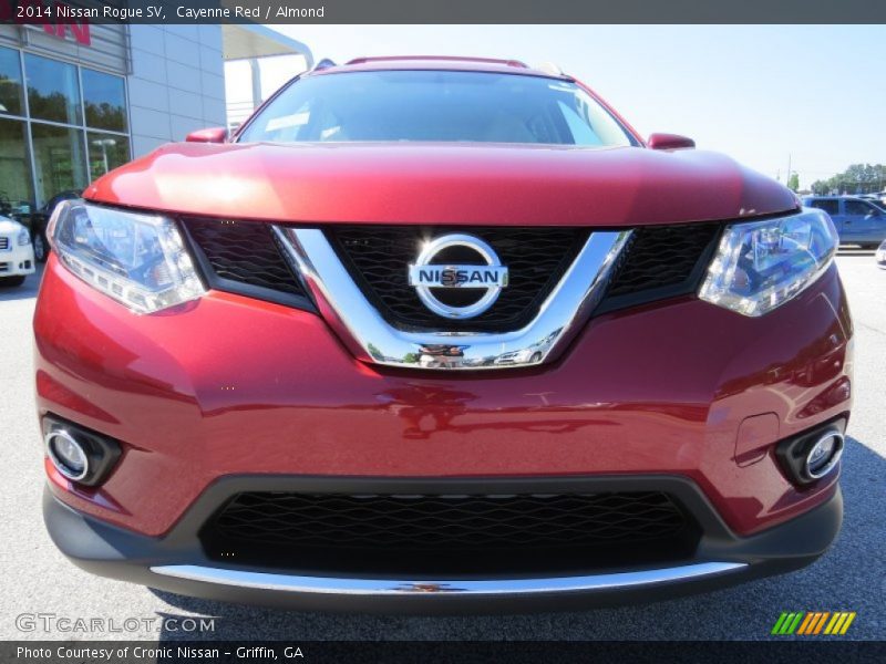 Cayenne Red / Almond 2014 Nissan Rogue SV