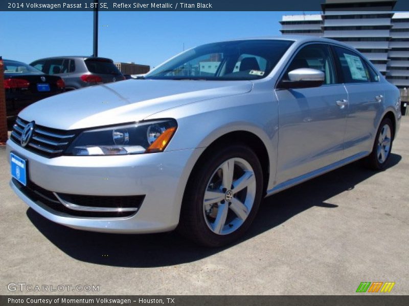 Reflex Silver Metallic / Titan Black 2014 Volkswagen Passat 1.8T SE