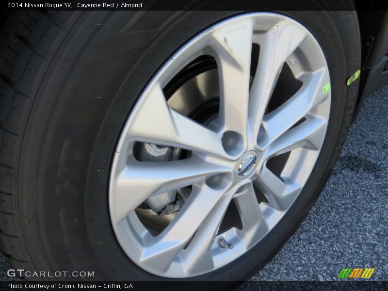 Cayenne Red / Almond 2014 Nissan Rogue SV