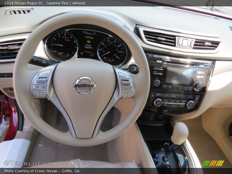 Cayenne Red / Almond 2014 Nissan Rogue SV