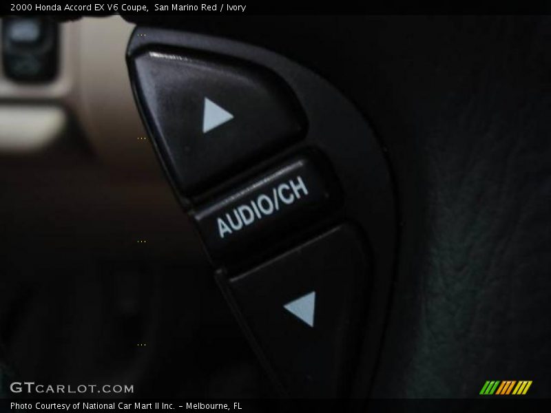 San Marino Red / Ivory 2000 Honda Accord EX V6 Coupe