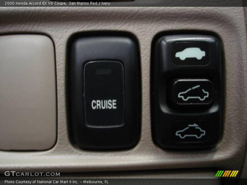 San Marino Red / Ivory 2000 Honda Accord EX V6 Coupe