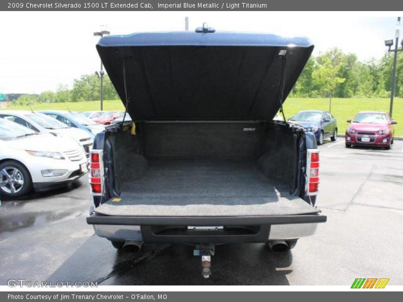 Imperial Blue Metallic / Light Titanium 2009 Chevrolet Silverado 1500 LT Extended Cab