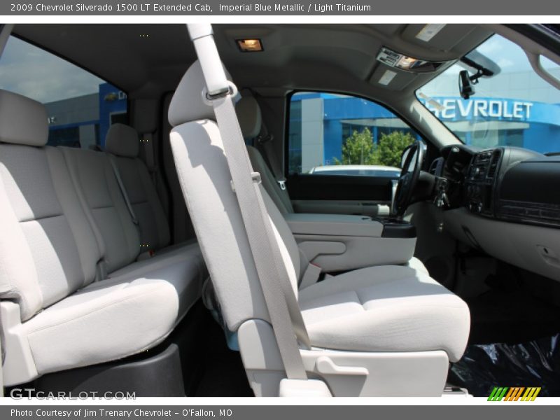 Imperial Blue Metallic / Light Titanium 2009 Chevrolet Silverado 1500 LT Extended Cab