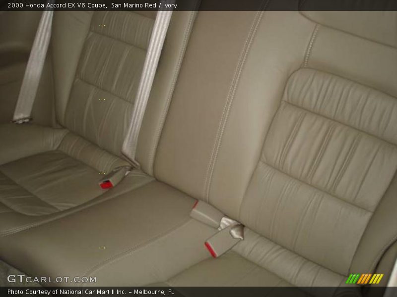 San Marino Red / Ivory 2000 Honda Accord EX V6 Coupe