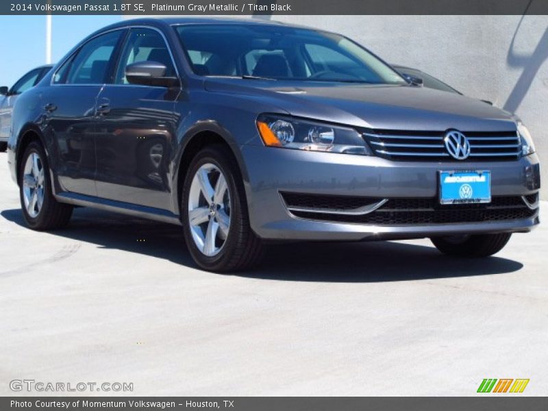 Platinum Gray Metallic / Titan Black 2014 Volkswagen Passat 1.8T SE