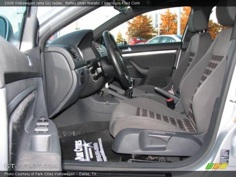 Reflex Silver Metallic / Interlagos Plaid Cloth 2006 Volkswagen Jetta GLI Sedan