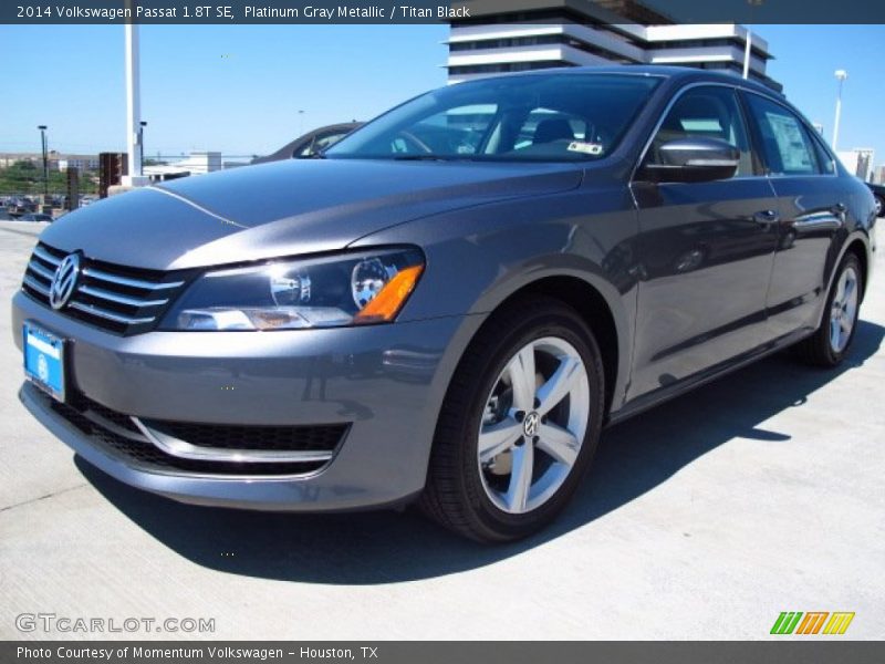 Platinum Gray Metallic / Titan Black 2014 Volkswagen Passat 1.8T SE