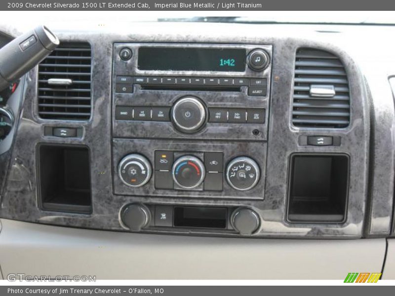Imperial Blue Metallic / Light Titanium 2009 Chevrolet Silverado 1500 LT Extended Cab