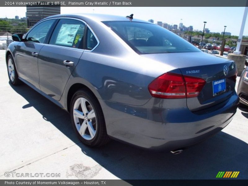 Platinum Gray Metallic / Titan Black 2014 Volkswagen Passat 1.8T SE