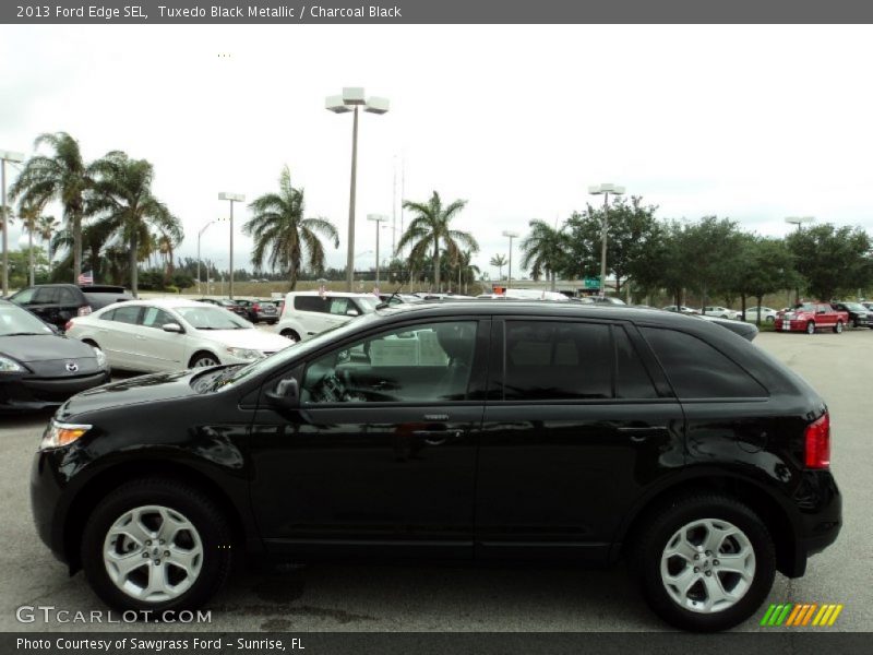 Tuxedo Black Metallic / Charcoal Black 2013 Ford Edge SEL