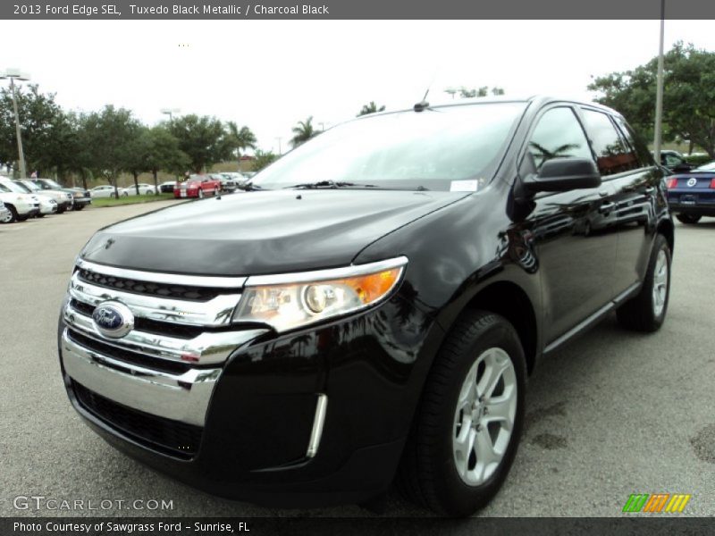 Tuxedo Black Metallic / Charcoal Black 2013 Ford Edge SEL