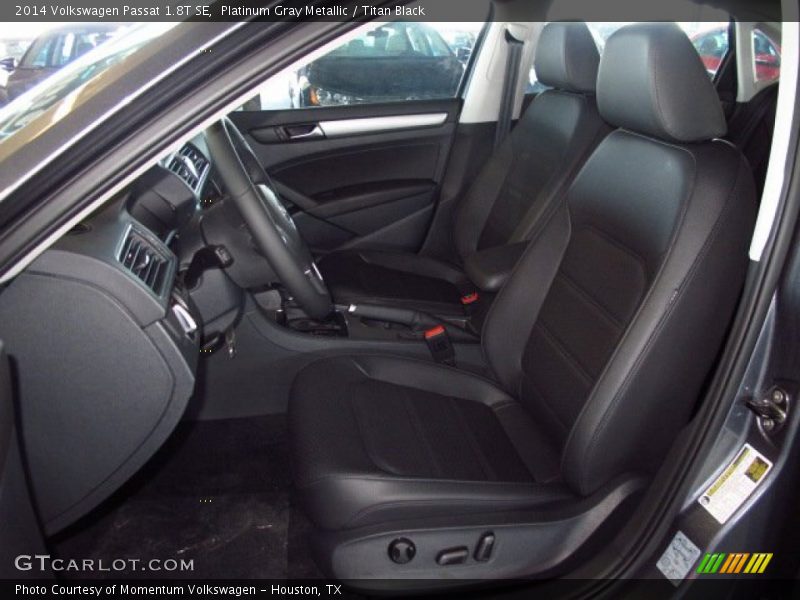 Platinum Gray Metallic / Titan Black 2014 Volkswagen Passat 1.8T SE