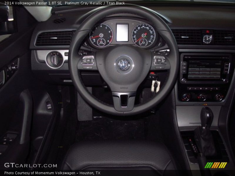 Platinum Gray Metallic / Titan Black 2014 Volkswagen Passat 1.8T SE