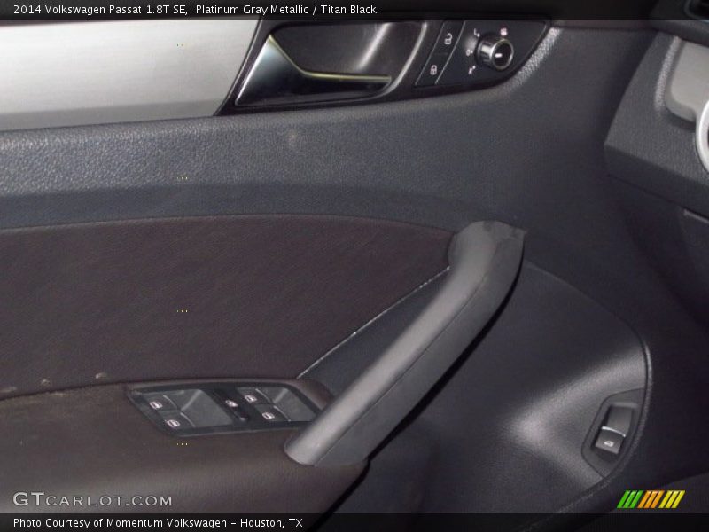 Platinum Gray Metallic / Titan Black 2014 Volkswagen Passat 1.8T SE