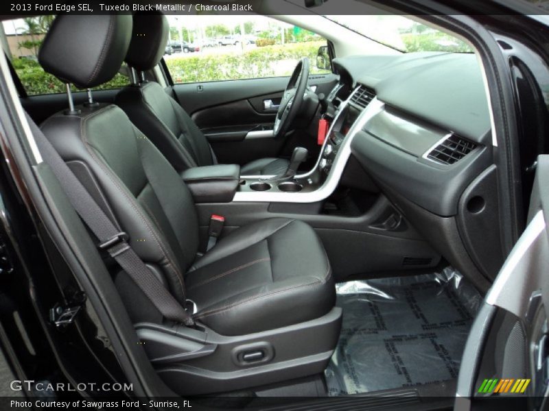 Tuxedo Black Metallic / Charcoal Black 2013 Ford Edge SEL