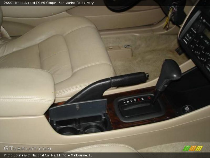 San Marino Red / Ivory 2000 Honda Accord EX V6 Coupe