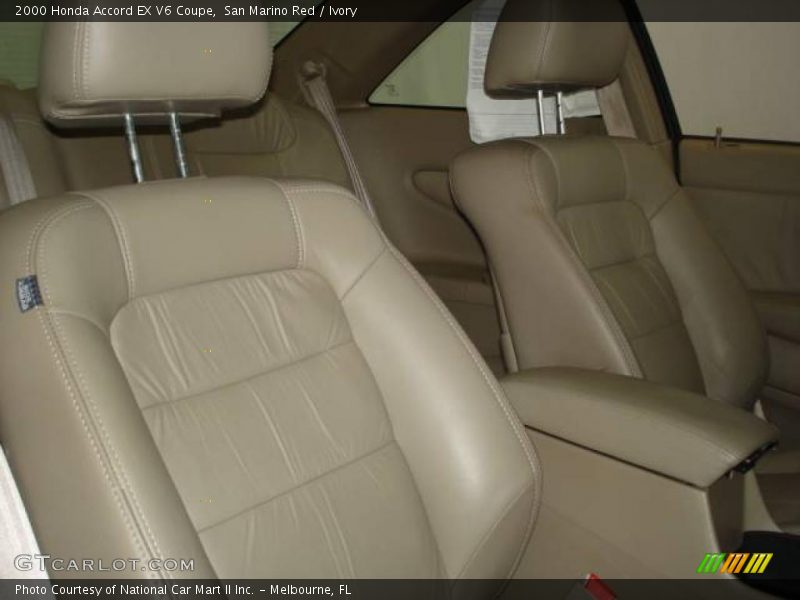San Marino Red / Ivory 2000 Honda Accord EX V6 Coupe