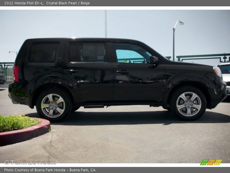 Crystal Black Pearl / Beige 2012 Honda Pilot EX-L