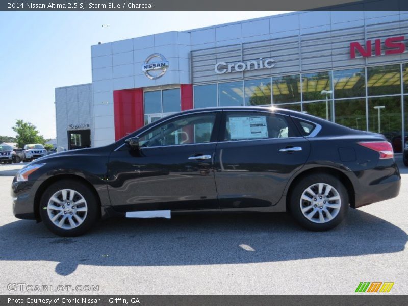 Storm Blue / Charcoal 2014 Nissan Altima 2.5 S