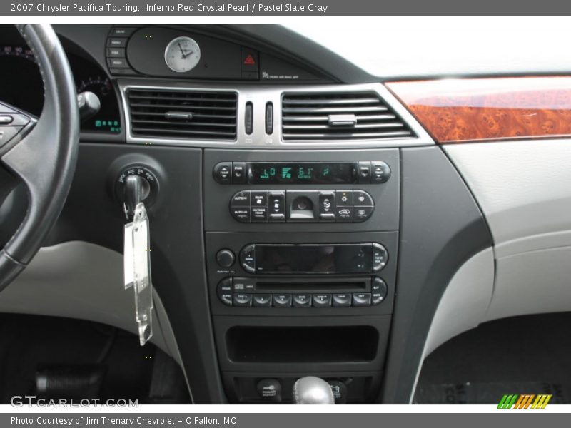 Inferno Red Crystal Pearl / Pastel Slate Gray 2007 Chrysler Pacifica Touring