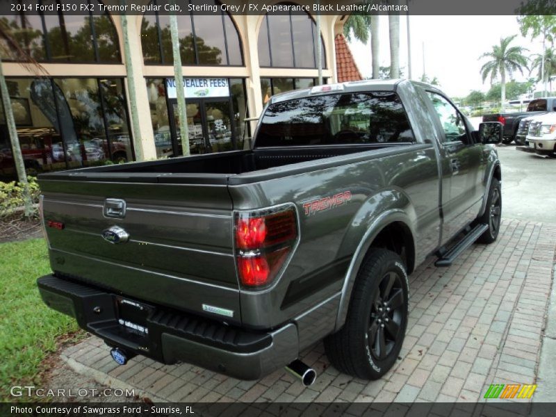 Sterling Grey / FX Appearance Black Leather/Alcantara 2014 Ford F150 FX2 Tremor Regular Cab