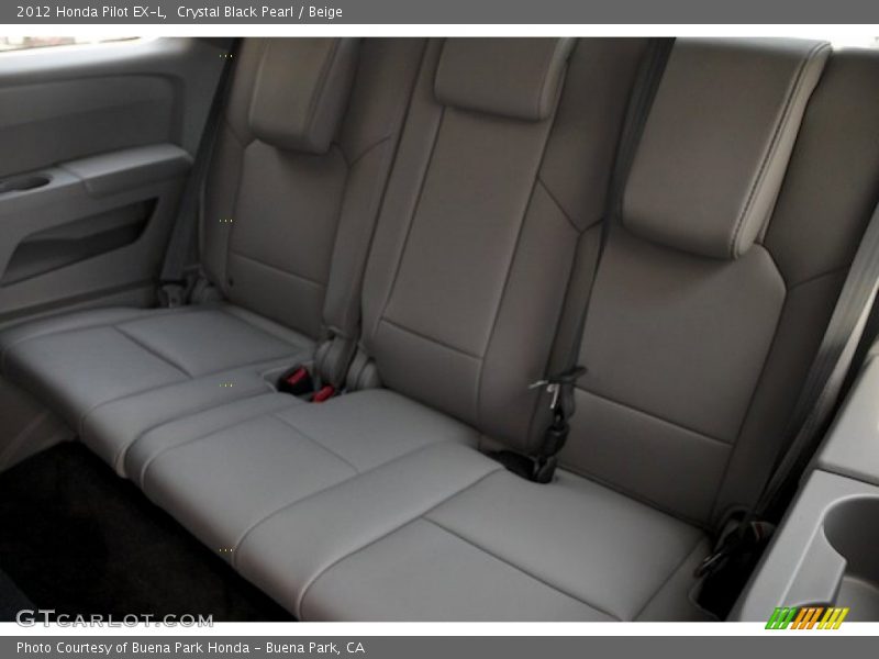 Crystal Black Pearl / Beige 2012 Honda Pilot EX-L