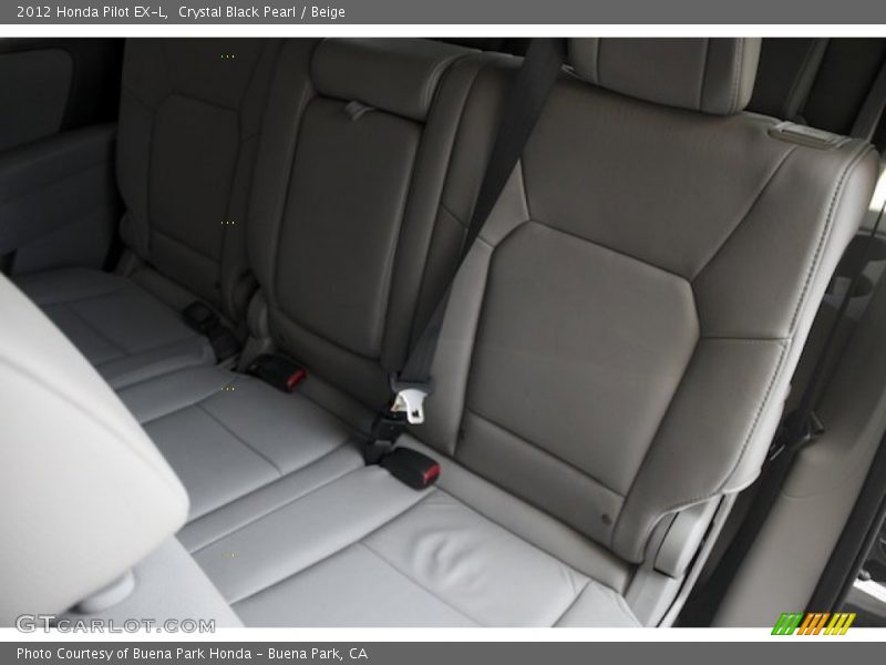 Crystal Black Pearl / Beige 2012 Honda Pilot EX-L