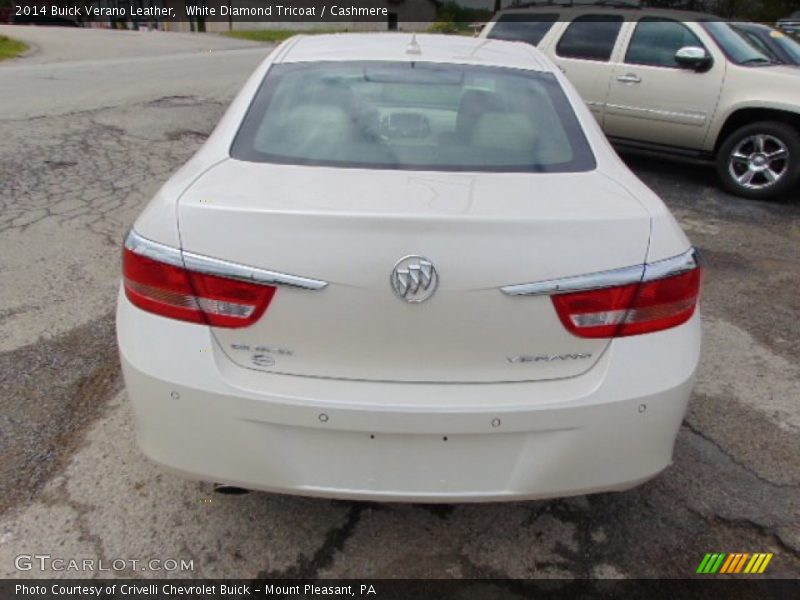 White Diamond Tricoat / Cashmere 2014 Buick Verano Leather