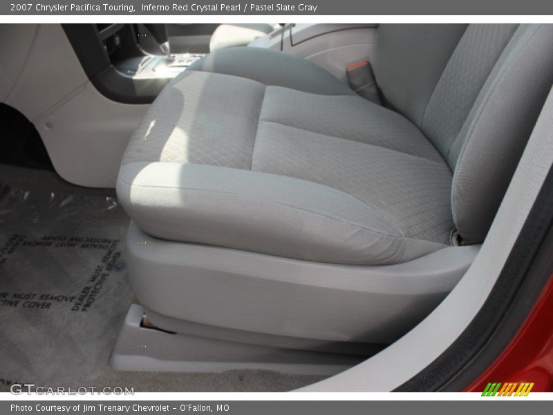 Inferno Red Crystal Pearl / Pastel Slate Gray 2007 Chrysler Pacifica Touring