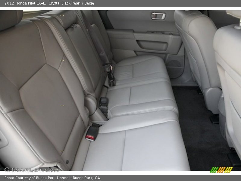 Crystal Black Pearl / Beige 2012 Honda Pilot EX-L