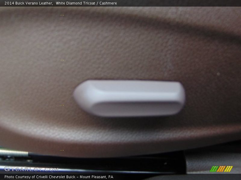 White Diamond Tricoat / Cashmere 2014 Buick Verano Leather