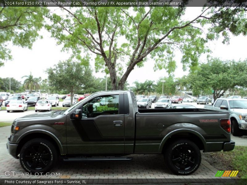 Sterling Grey / FX Appearance Black Leather/Alcantara 2014 Ford F150 FX2 Tremor Regular Cab